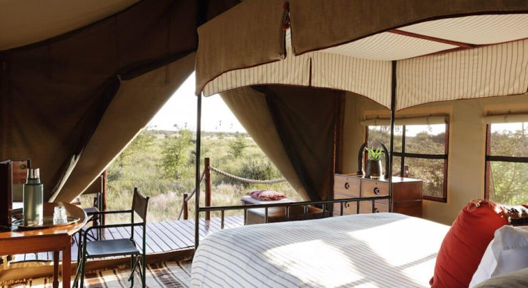 Camp Kalahari View From Tent