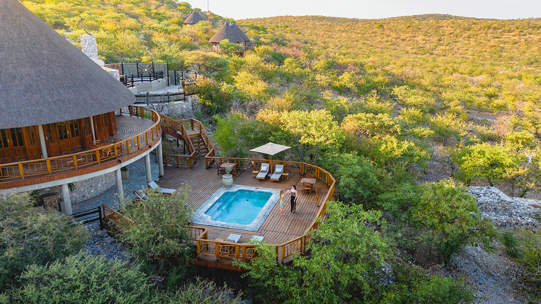 Etosha Mountain Lodge Aerial View