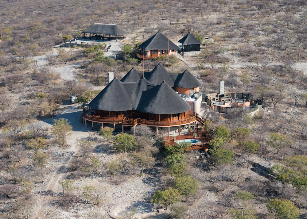 Etosha Mountain Lodge Aerial View