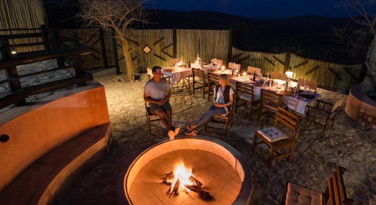 Etosha Mountain Lodge Firepit