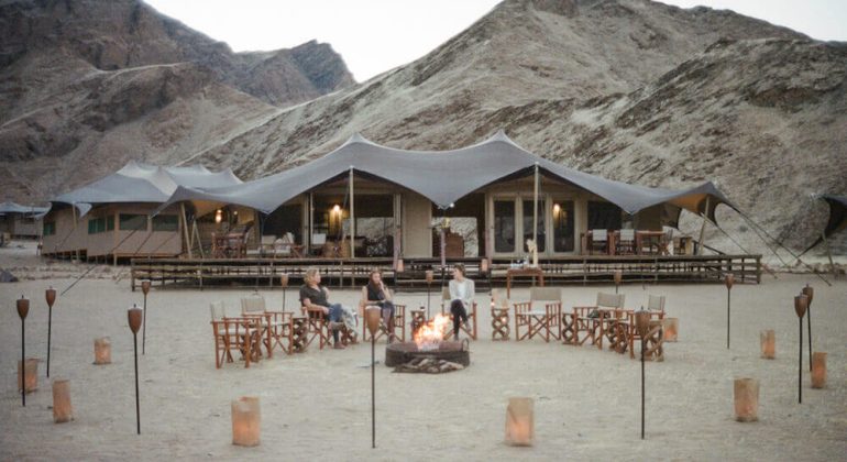 Hoanib Valley Camp Campfire