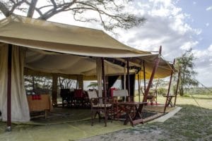 Intimate Camps Mess Tent Exterior