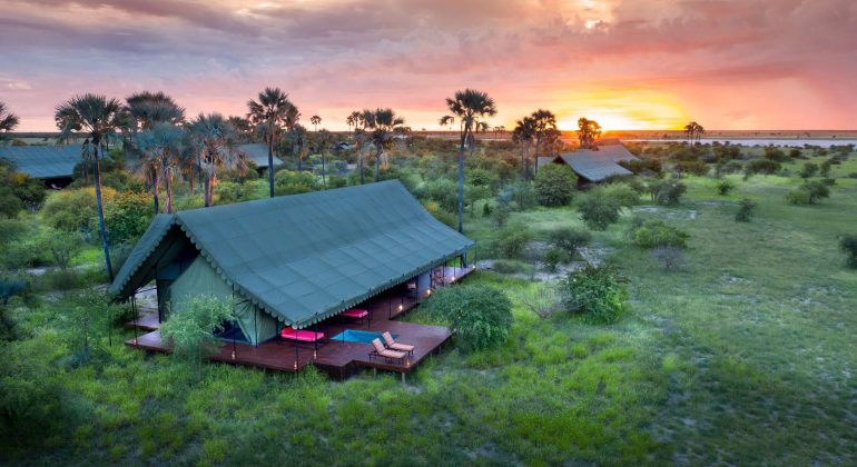 Jack's Camp Aerial View