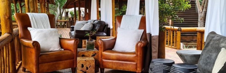 Karongwe River Lodge Deck Lounge
