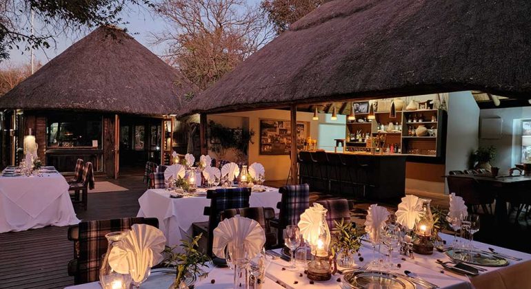 Karongwe River Lodge Dining