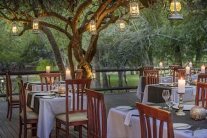 Karongwe Shiduli Safari Lodge Outdoor Dining