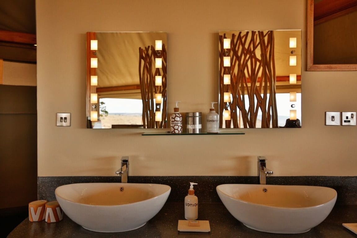 Loisaba Tented Camp Bathroom