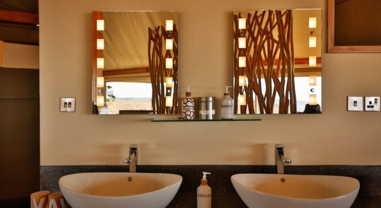 Loisaba Tented Camp Bathroom