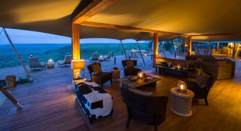 Loisaba Tented Camp Main Lounge