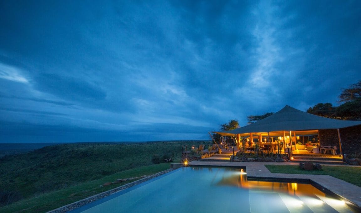 Loisaba Tented Camp Main Areas And Pool