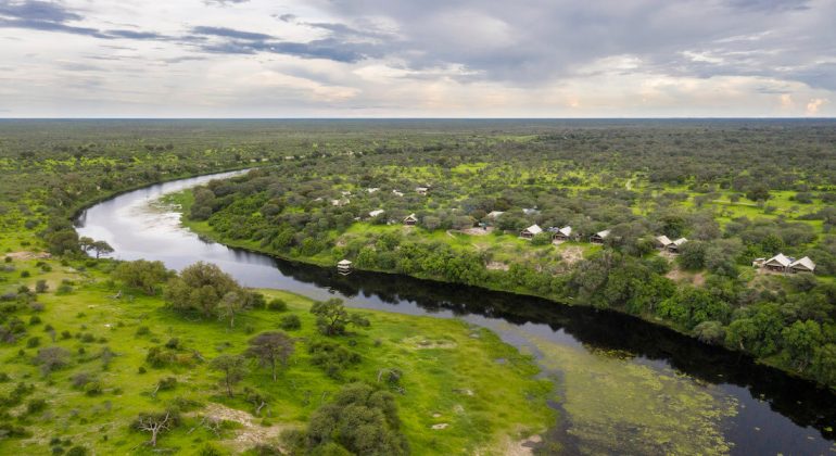 Meno A Kwena Aerial View
