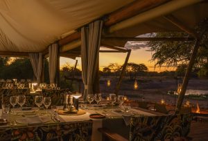 Onguma Tented Camp Dining