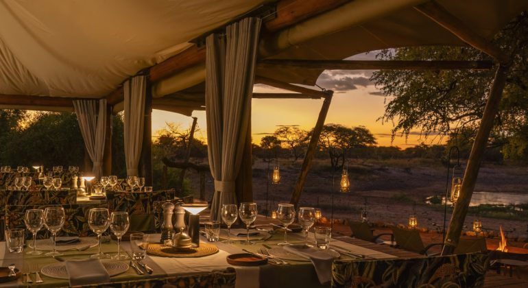Onguma Tented Camp Dining