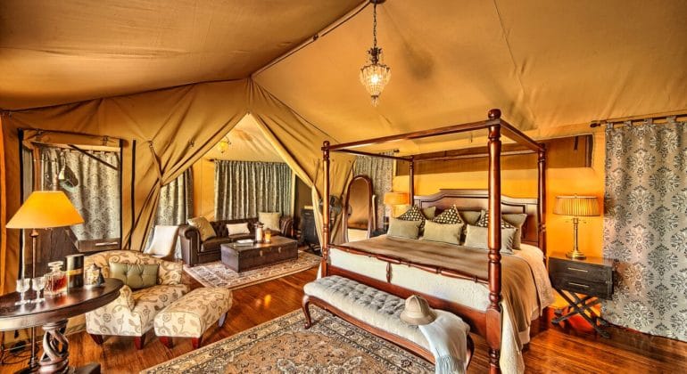 Sand River Tent Interior