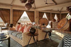 Savute Elephant Lodge Lounge