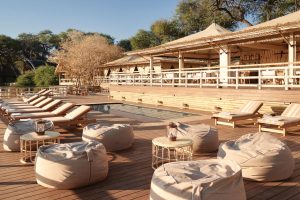 Savute Elephant Lodge Pool Deck