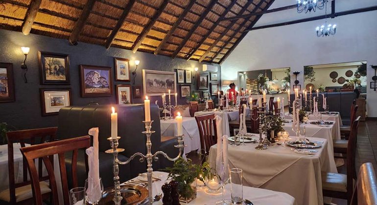 Shiduli Private Game Lodge Dining