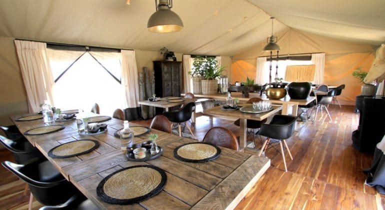 Siringit Serengeti Camp Dining