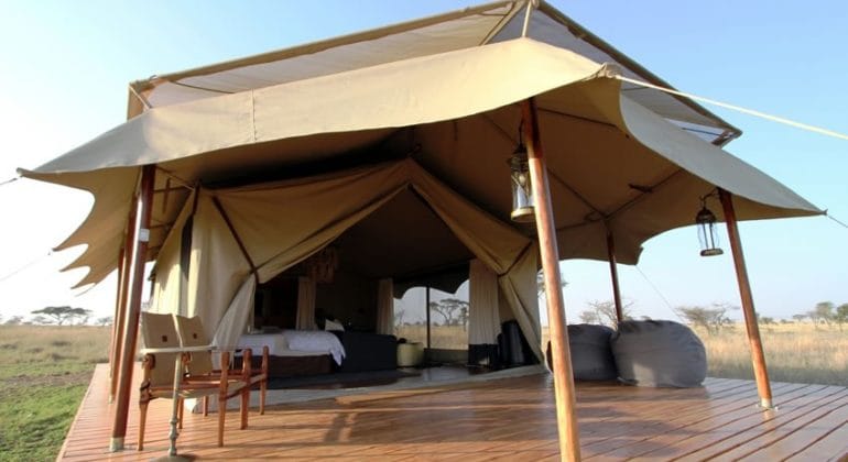 Siringit Serengeti Camp Tent View