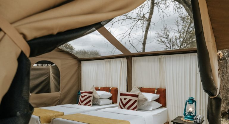 Wayo Little Green Camp Tent Interior