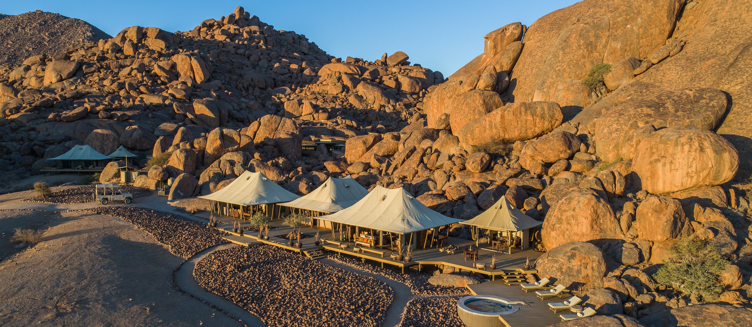 Wolwedans Boulders Camp Aerial View