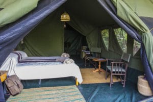 Bukima Tented Camp Tent Interior