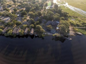 Chobe Water Villas Aerial View