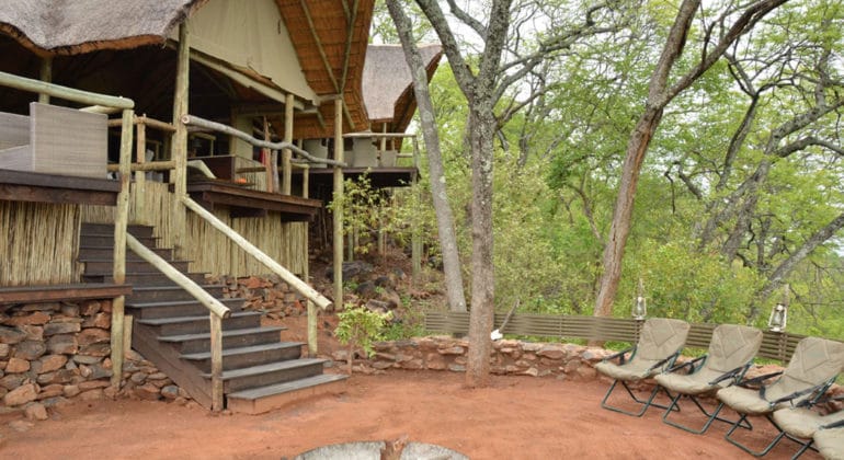Ghoha Hills Savuti Lodge Outdoor Sitting