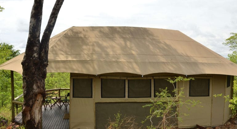 Ghoha Hills Savuti Lodge Tent Exterior