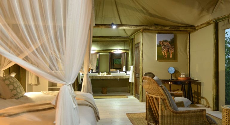Ghoha Hills Savuti Lodge Tent Interior