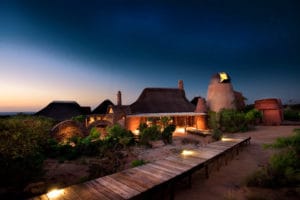 Leobo Private Reserve View At Night