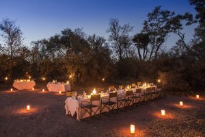 Little Machaba Camp Outdoor Dining