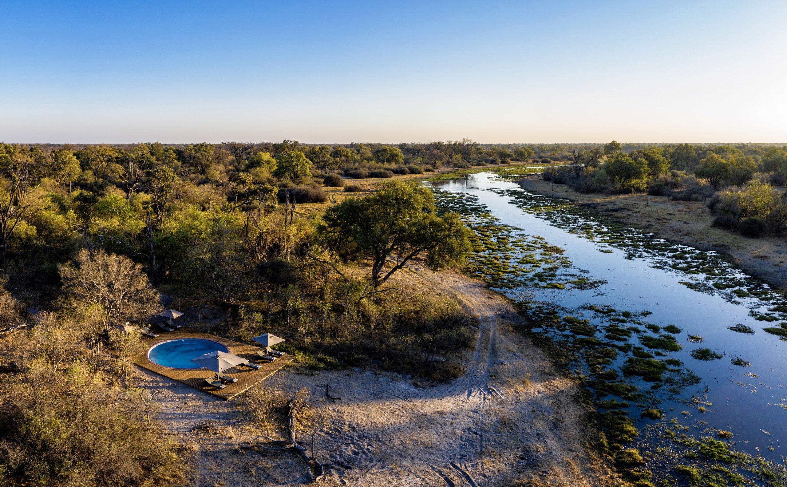 Machaba Camp Aerial View