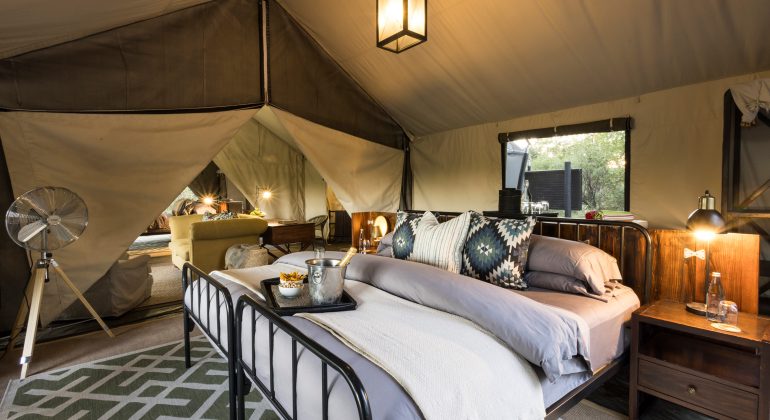 Machaba Camp Tent Interior