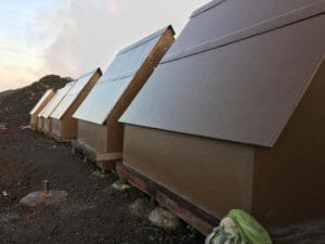 Nyiragongo Volcano Summit Shelters View 1