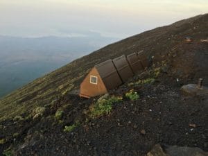 Nyiragongo Volcano Summit Shelters View