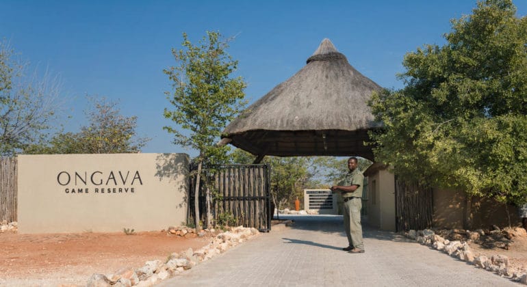 Ongava Tented Camp Entrance