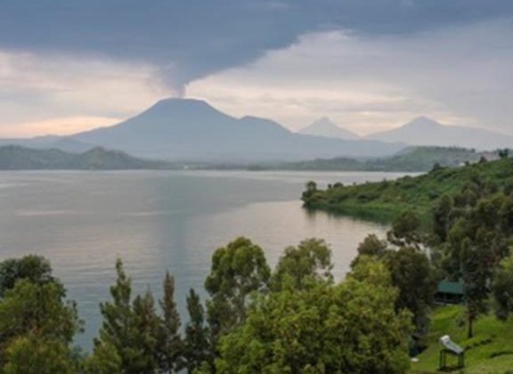 Tchegera Island Camp Volcano View