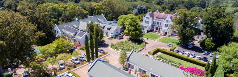 The Cellars Hohenort Aerial View