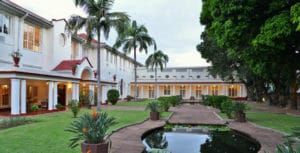 The Victoria Falls Hotel Entrance