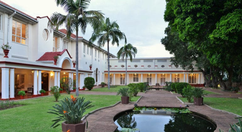 The Victoria Falls Hotel Entrance