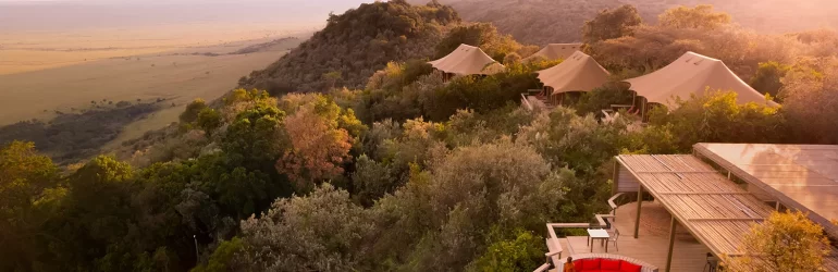 Angama Mara Aerial View