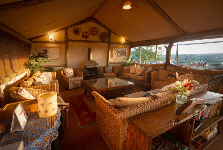 Laikipia Wilderness Camp Lounge