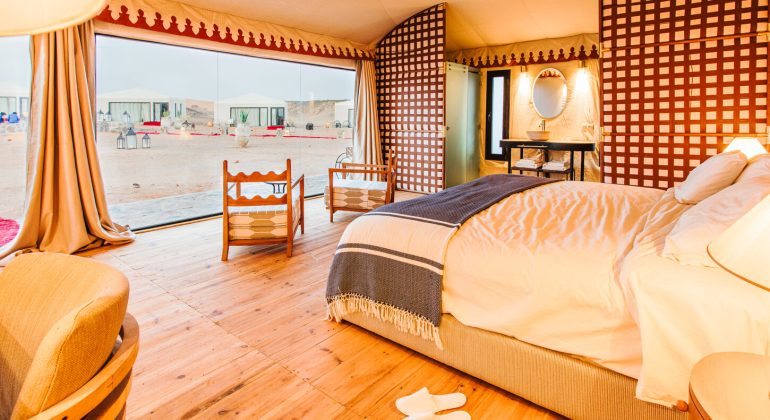 Merzouga Luxury Desert Camp Tent Interior