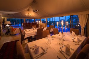 The Elephant Camp West Indoor Dining