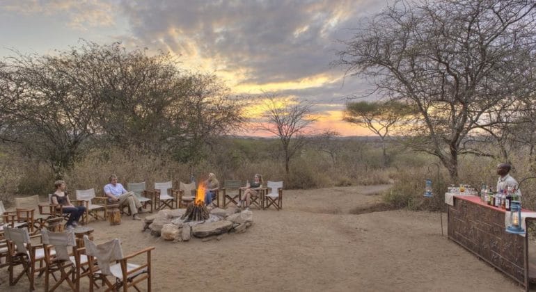 Sundowners And Campfire