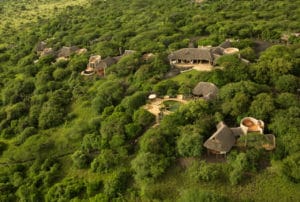Ol Donyo Lodge Aerial View