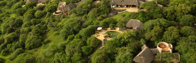 Ol Donyo Lodge Aerial View