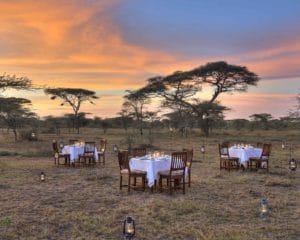 Ndutu Safari Lodge Outdoor Dining
