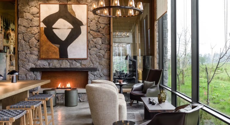 Singita Kwitonda Lodge Lounge Area